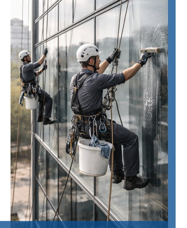 Мойка сплошного остекления в Королёве, заказать от 312 р.| ВЫСОТНИК-Кор