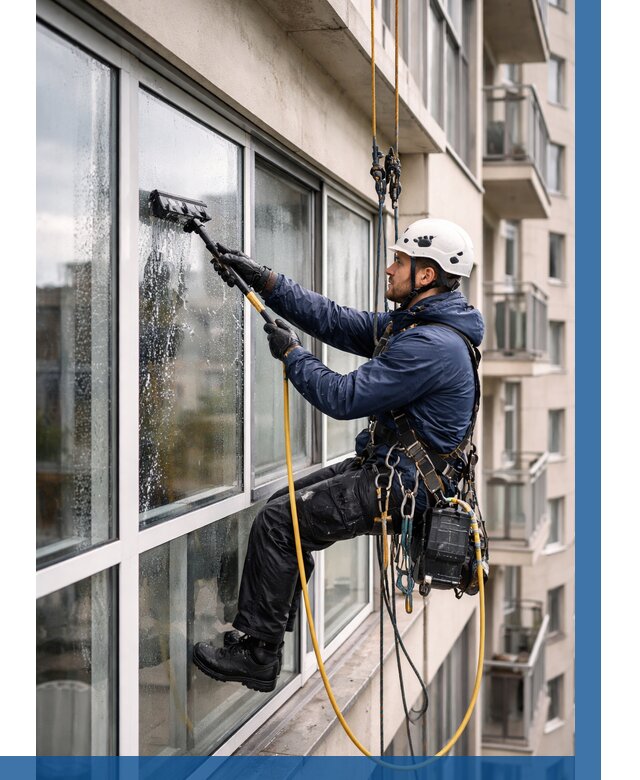 Мойка балконного остекления в Королёве от 3639 р. | ВЫСОТНИК-Кор