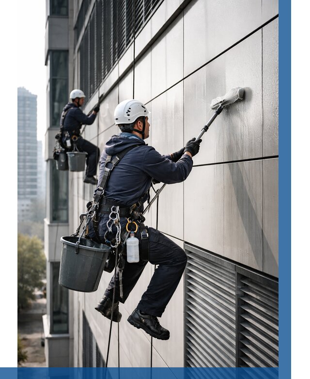 Мойка вентилируемого фасада в Королёве от 260 р. | ВЫСОТНИК-Кор