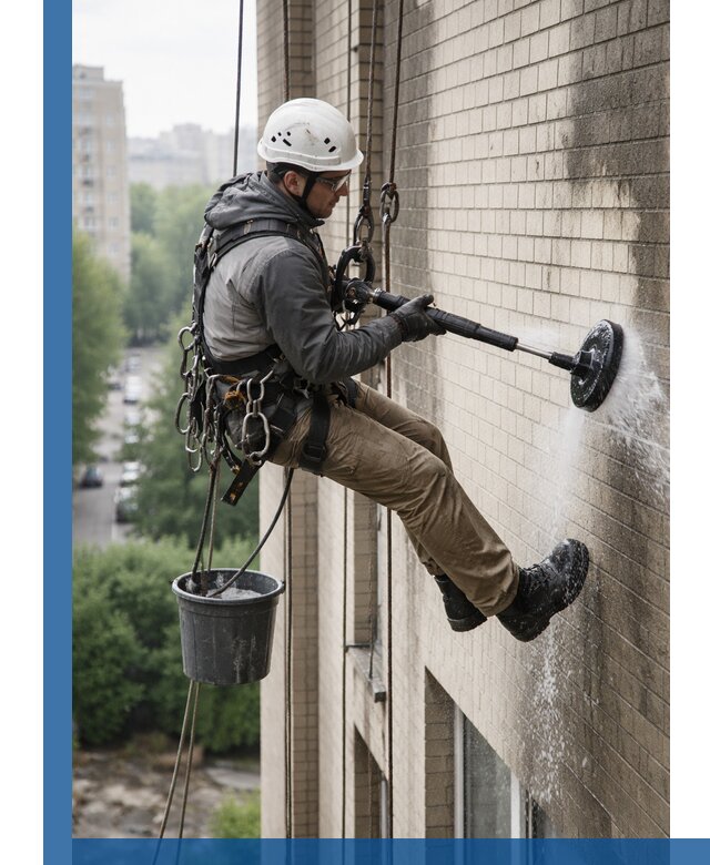 Очистка фасада от копоти в Королёве профессионально и безопасно