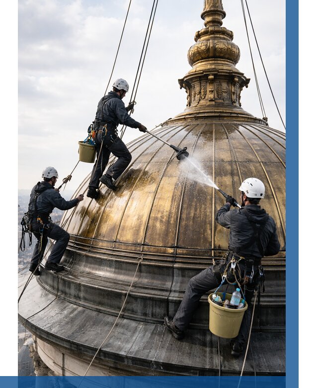 Мойка куполов и шпилей в Королёве от 8318 р. - заказать | ВЫСОТНИК-Кор