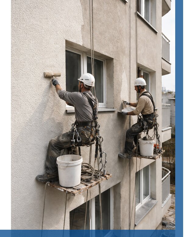 Нанесение короеда на фасад в Королёве от 468 р. | ВЫСОТНИК-Кор