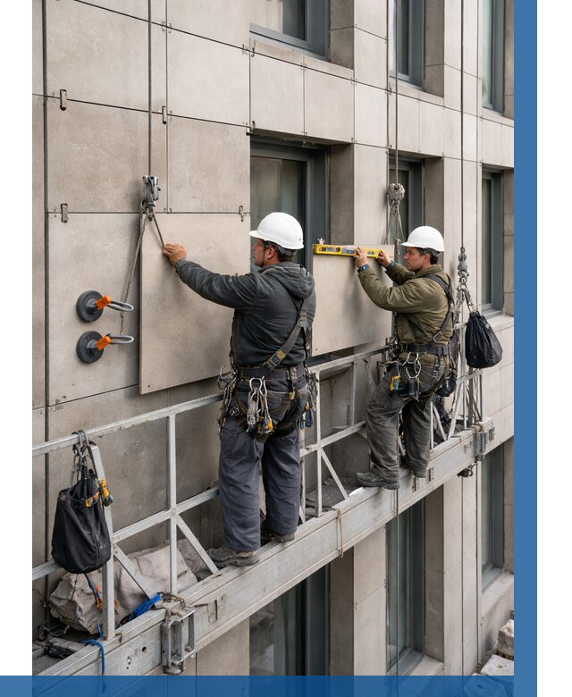 Монтаж керамогранита на фасад в Королёве от 2599 р. | ВЫСОТНИК-Кор