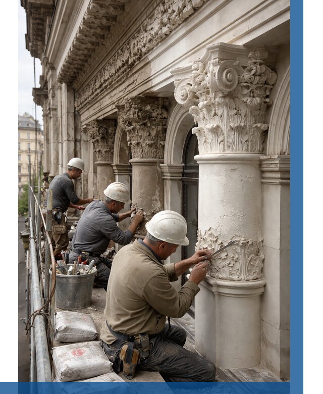 Реставрация фасадной лепнины в Королёве от 2599 р. | ВЫСОТНИК-Кор