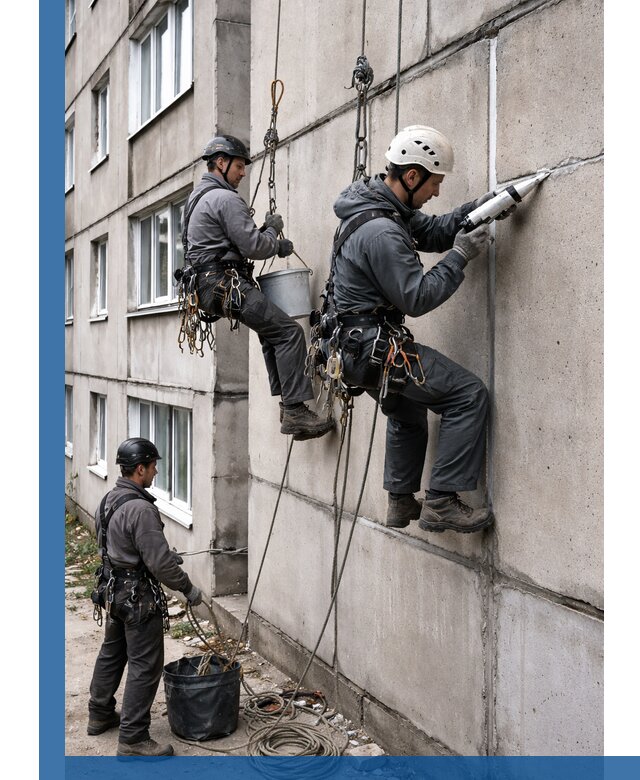 Герметизация межпанельных швов в Королёве с гарантией герметичности