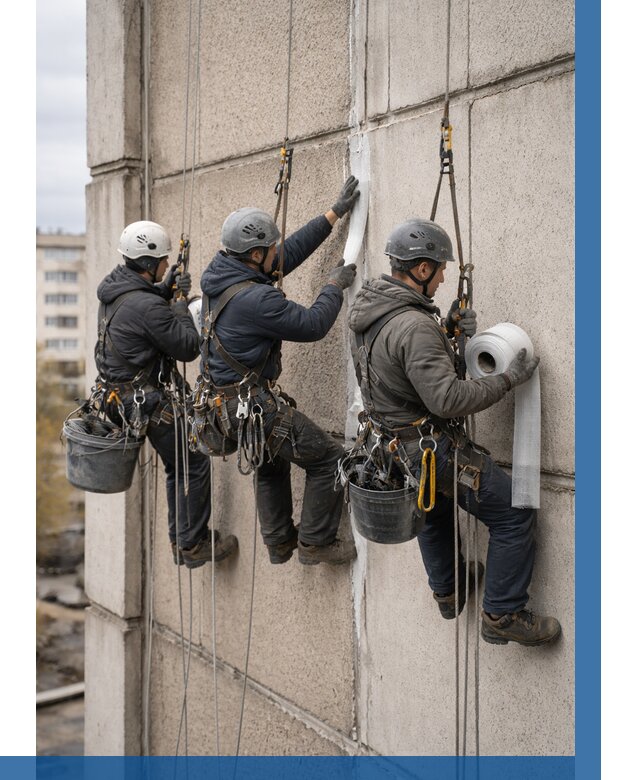 Ремонт межпанельных швов в Королёве от 780 р. | ВЫСОТНИК-Кор