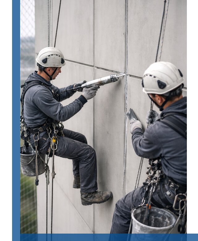 Первичная герметизация швов фасадов и кровель в Королёве