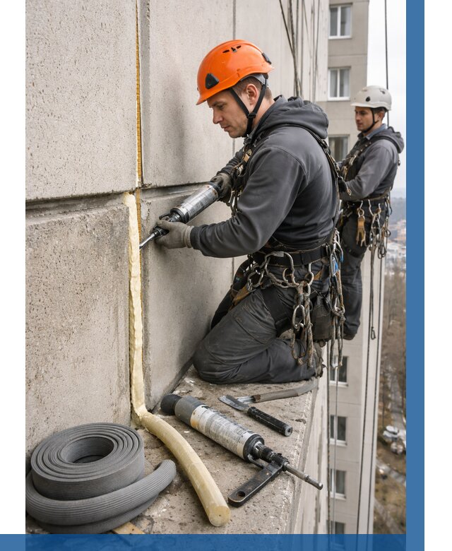 Теплый шов межпанельные швы в Королёве от 728 р. | ВЫСОТНИК-Кор