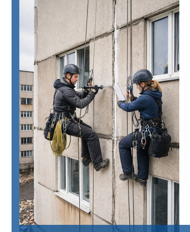 Герметизация межпанельных швов тёплым швом в Королёве