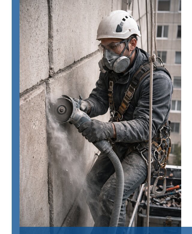 Штробление межпанельных швов в Королёве качественно и быстро