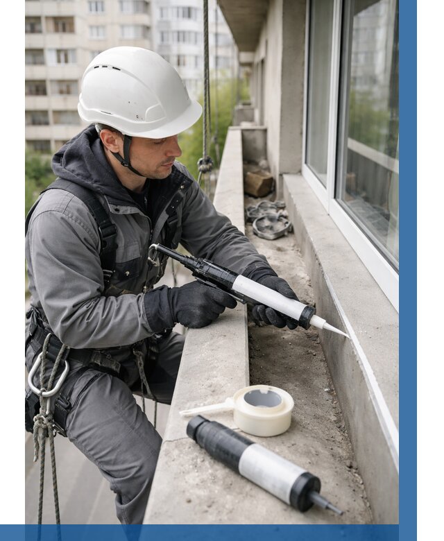 Герметизация швов лоджии в Королёве от 4679 р. | ВЫСОТНИК-Кор