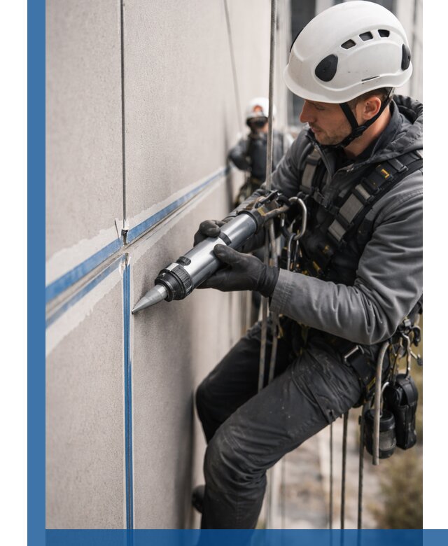 Герметизация стыков фасадных панелей в Королёве качественно и быстро