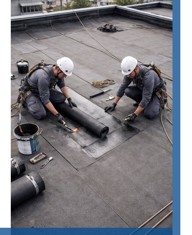 Ремонт мягкой кровли под ключ в Королёве от 728 р. | ВЫСОТНИК-Кор