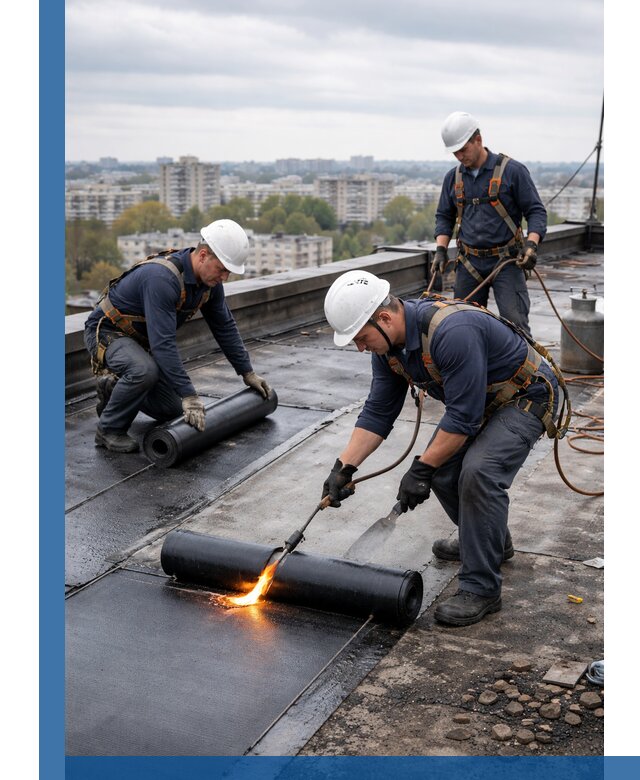 Ремонт наплавляемой кровли в Королёве качественно и надежно