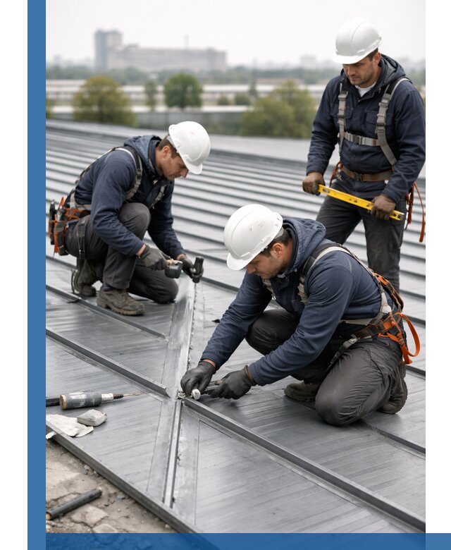 Ремонт фальцевой кровли в Королёве срочно и качественно