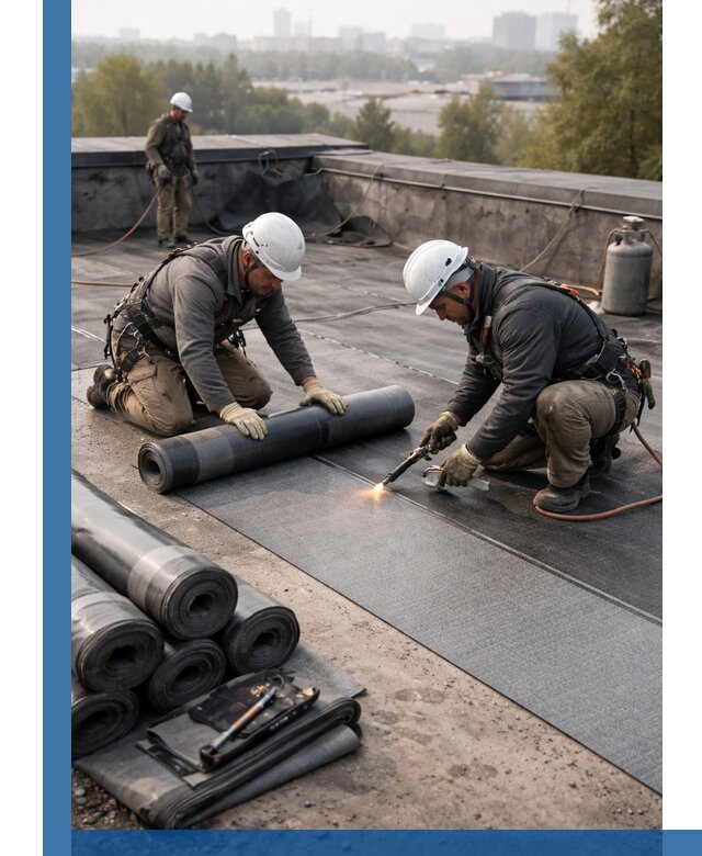 Монтаж мягкой кровли в Королёве профессионально и надежно