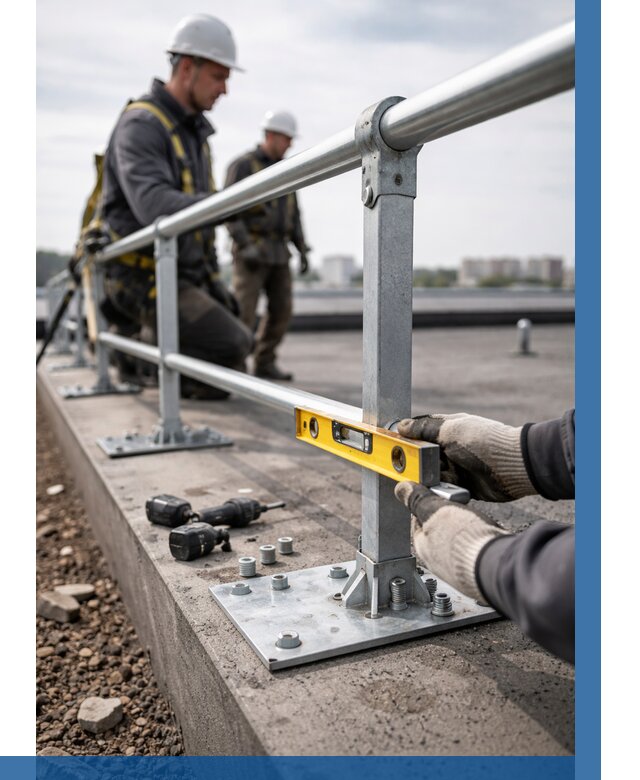 Монтаж кровельного ограждения в Королёве от 1248 р. | ВЫСОТНИК-Кор