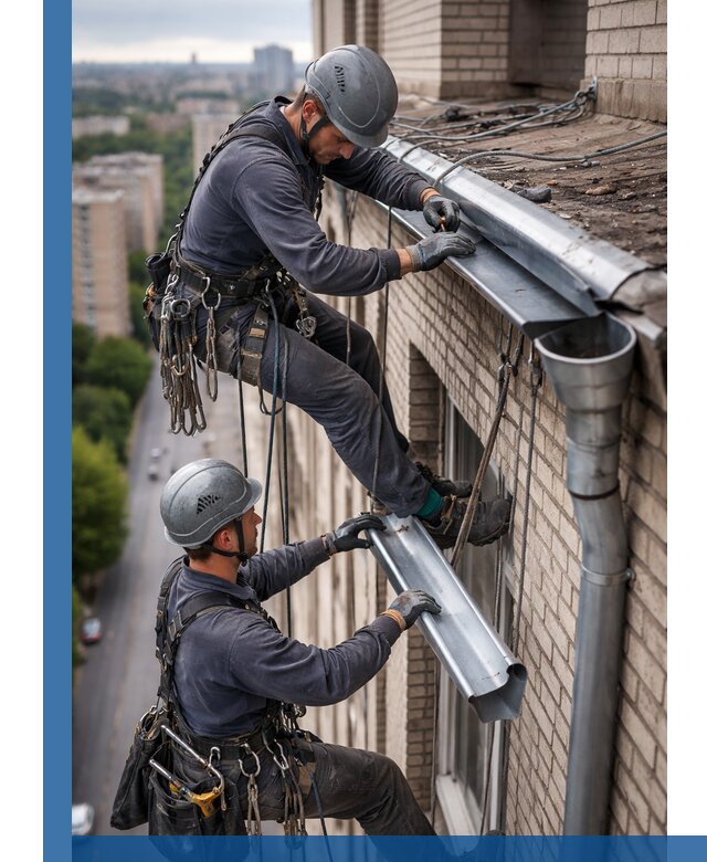 Ремонт водосточных желобов в Королёве, быстро и качественно