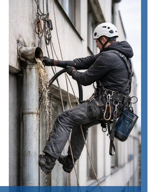 Прочистка водосточных труб в Королёве от 3639 р. | ВЫСОТНИК-Кор