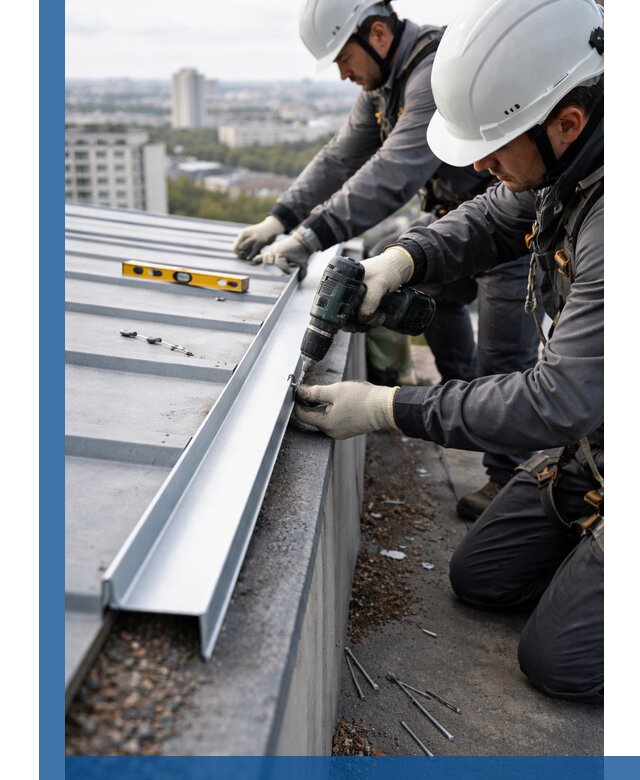 Монтаж капельника на кровле в Королёве с гарантией качества