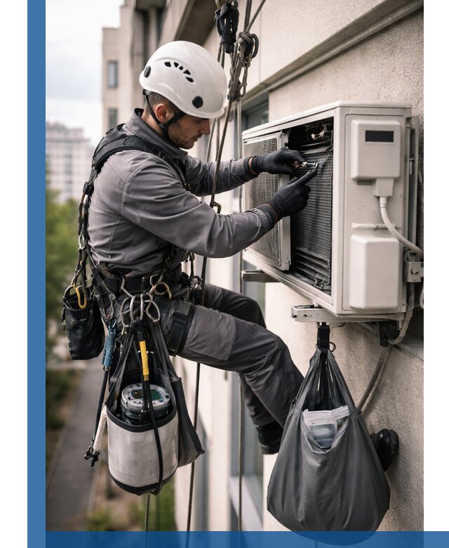 Обслуживание внешнего блока кондиционера в Королёве профессионально