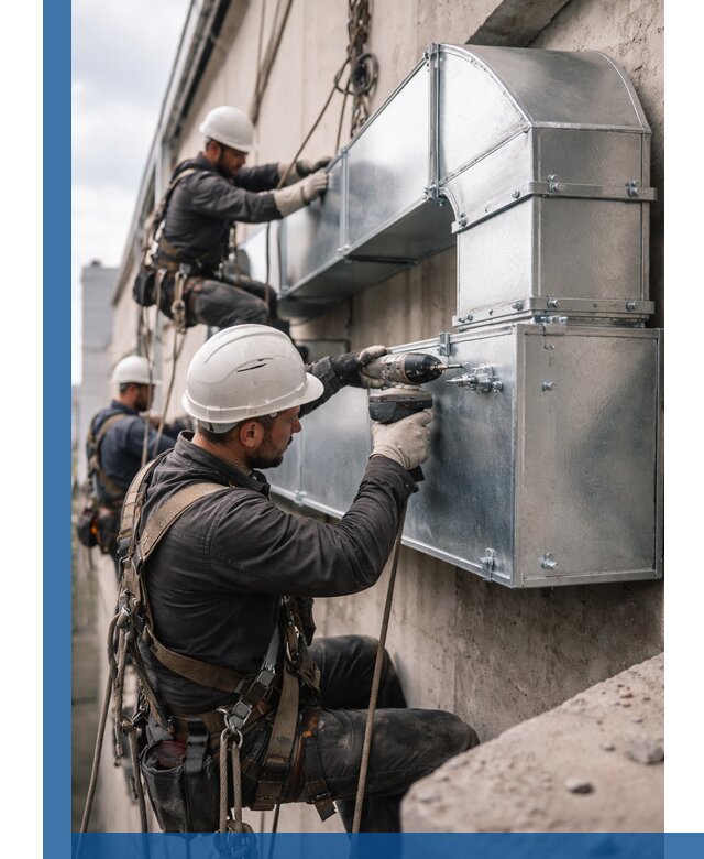 Профессиональный монтаж вентиляционных коробов в Королёве под ключ