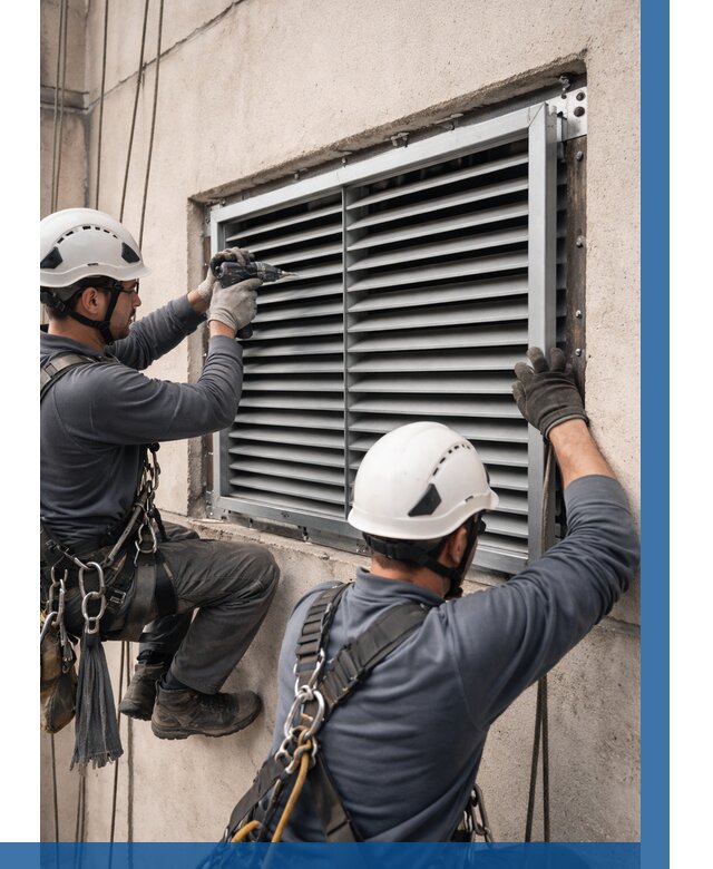 Монтаж вентиляционных решеток в Королёве от 4679 р. | ВЫСОТНИК-Кор