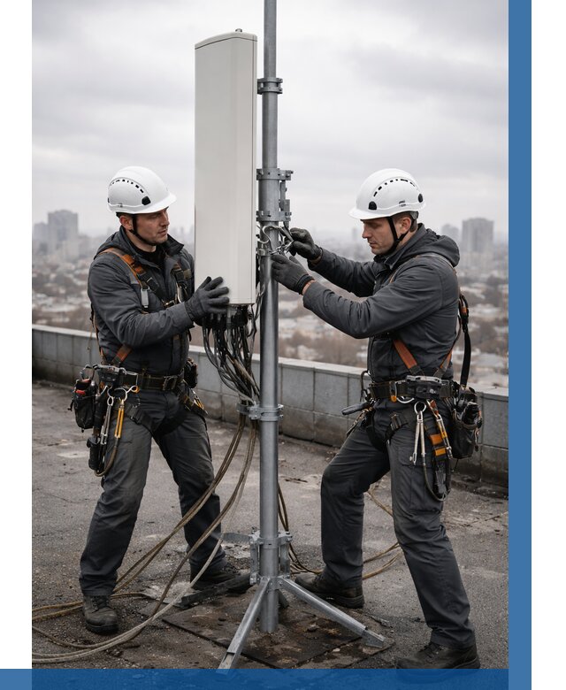 Монтаж антенн связи на крыше в Королёве от 8837 р. | ВЫСОТНИК-Кор