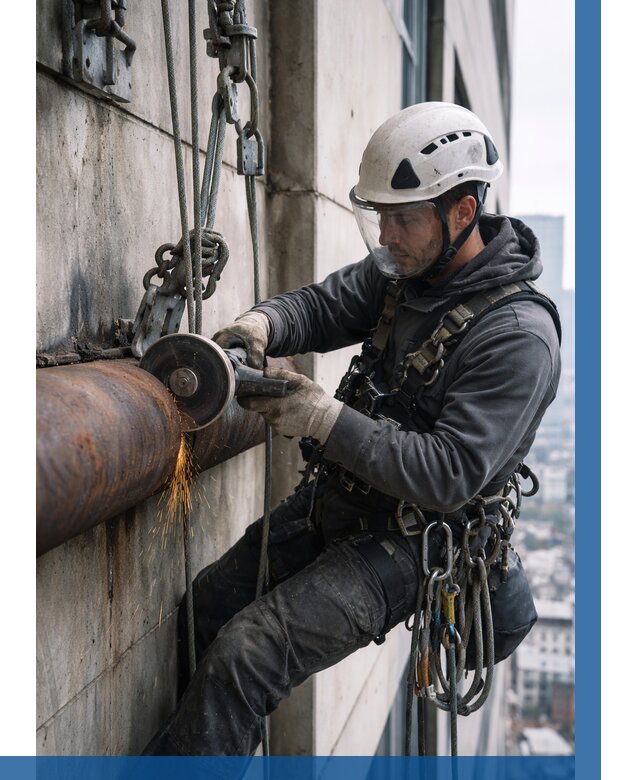 Резка металла на высоте в Королёве по цене от 4679 р. | ВЫСОТНИК-Кор