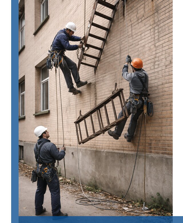 Демонтаж пожарной лестницы в Королёве быстро и безопасно