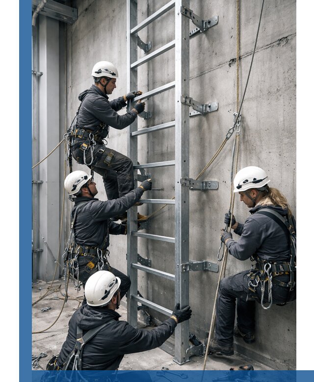 Монтаж металлических лестниц в Королёве под ключ со гарантией