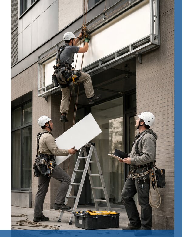 Монтаж светового короба в Королёве от 6758 р. | ВЫСОТНИК-Кор