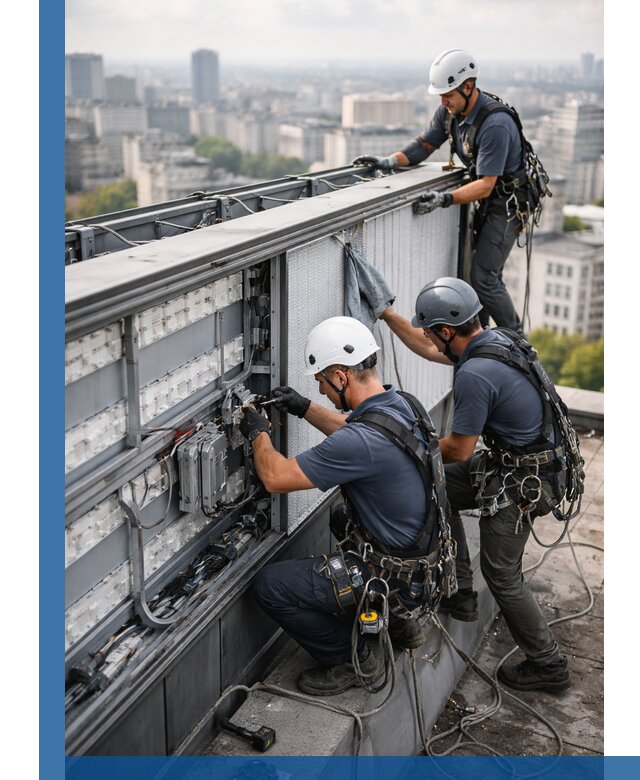 Профессиональное обслуживание крышной рекламы в Королёве под ключ