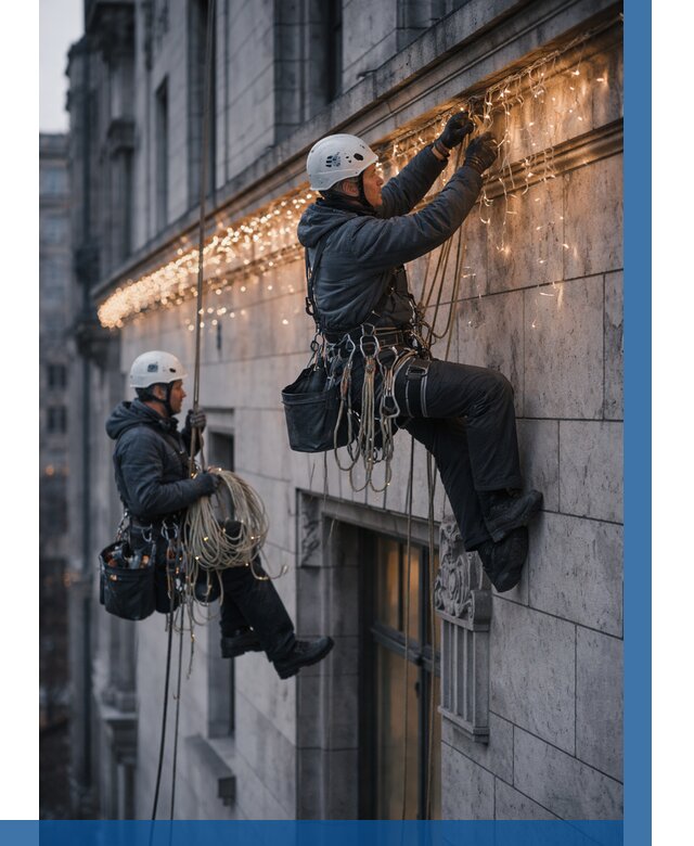 Монтаж новогодней иллюминации в Королёве от 8837 р. | ВЫСОТНИК-Кор