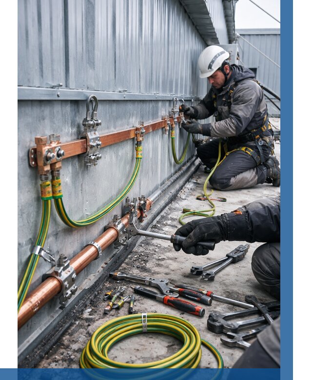 Монтаж заземления здания в Королёве от 25993 р. | ВЫСОТНИК-Кор