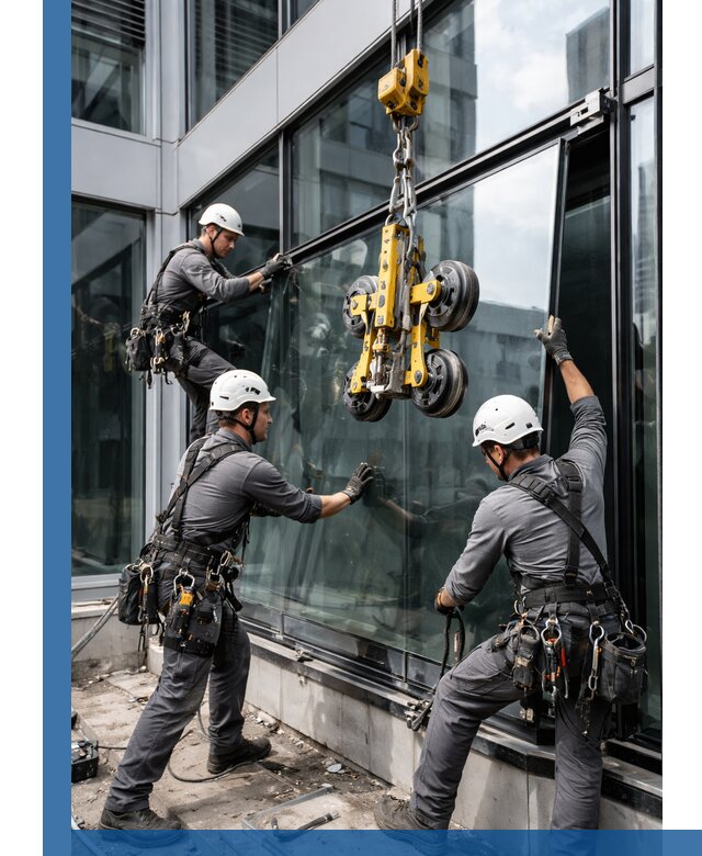 Структурное остекление фасадов в Королёве монтаж и обслуживание