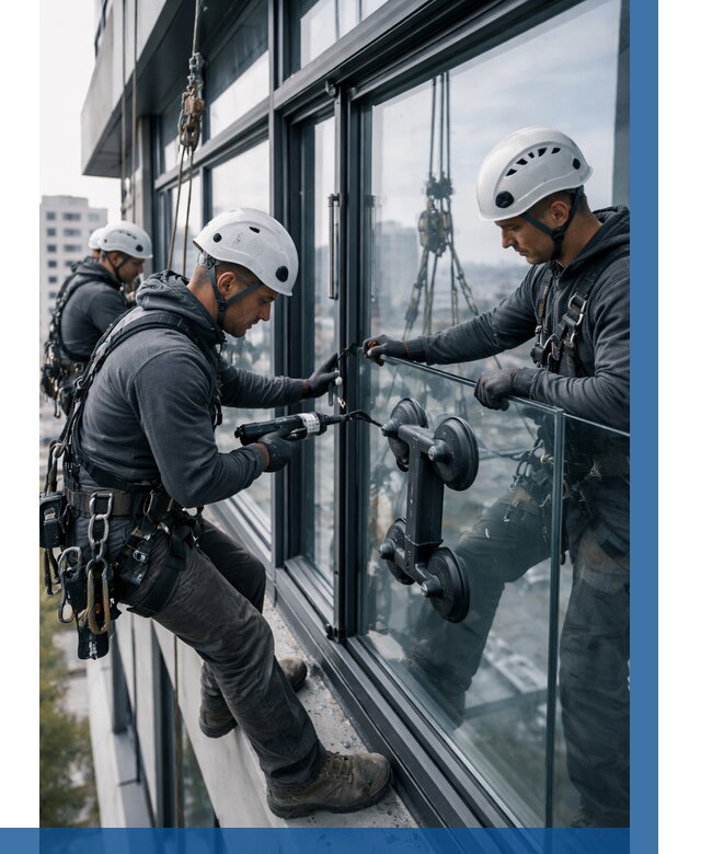 Витражное остекление зданий в Королёве от 3639 р. | ВЫСОТНИК-Кор