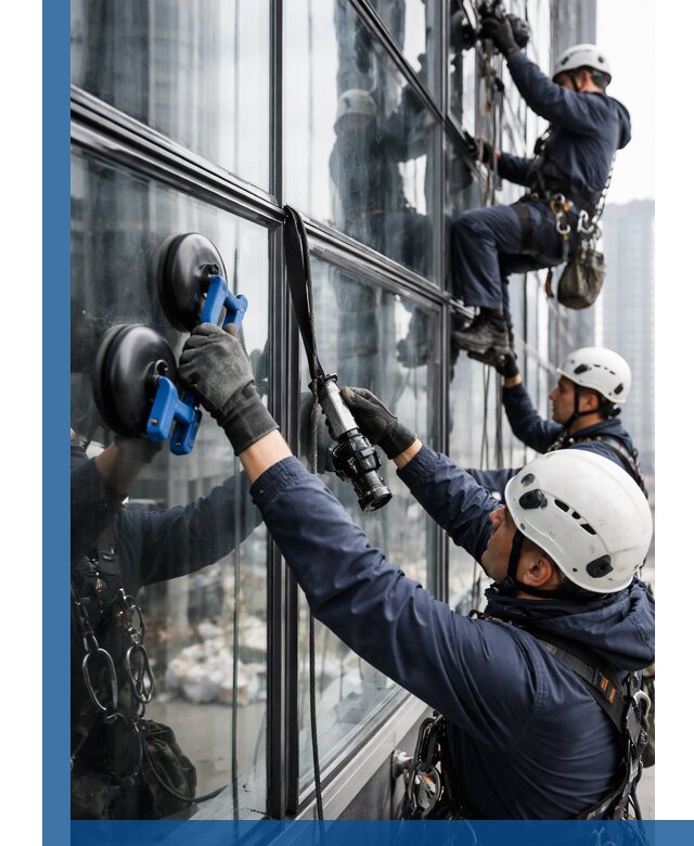 Радиусное остекление фасадов под ключ в Королёве с гарантиями