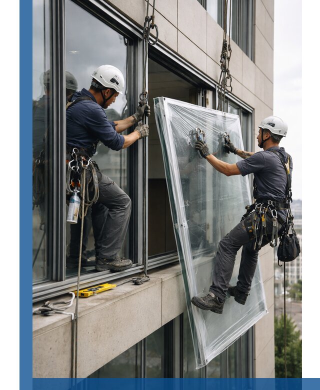 Профессиональная замена стекла в витраже в Королёве с гарантией