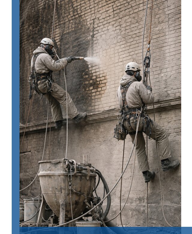 Пескоструйная очистка фасадов в Королёве профессионально