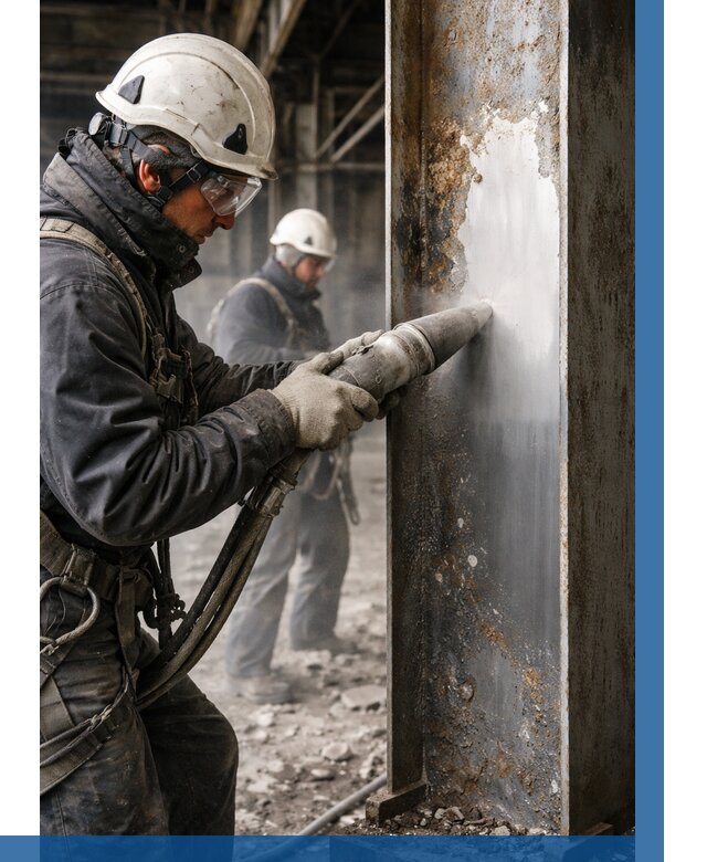 Удаление старой краски с металла в Королёве от 468 р. | ВЫСОТНИК-Кор