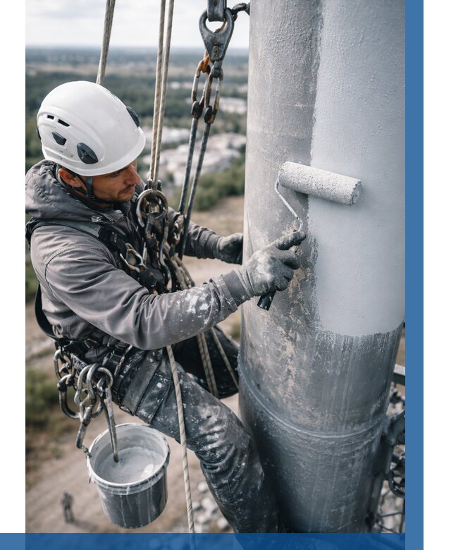 Покраска мачт связи под ключ в Королёве от 884 р. | ВЫСОТНИК-Кор