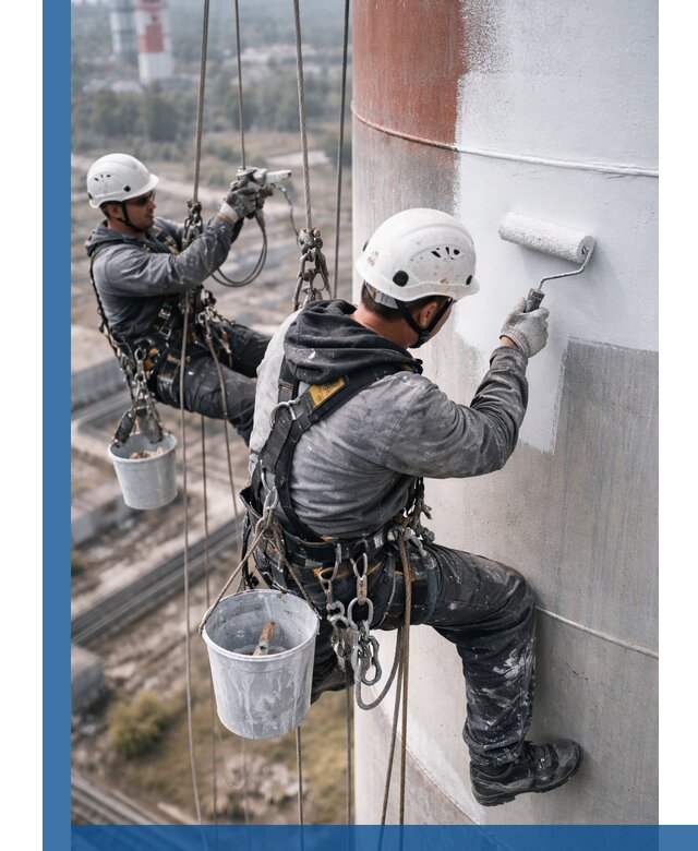Покраска дымовых труб в Королёве: антикоррозийная защита и восстановление