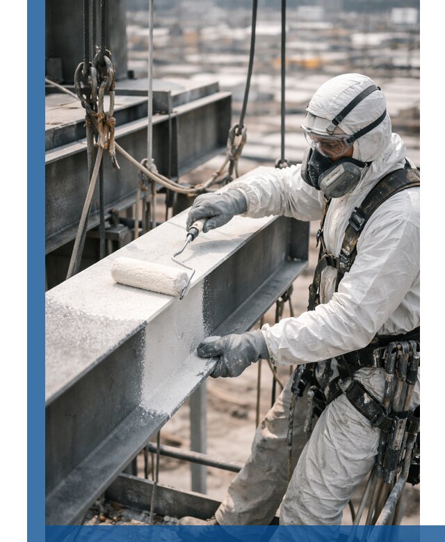 Профессиональная огнезащитная обработка металлоконструкций в Королёве