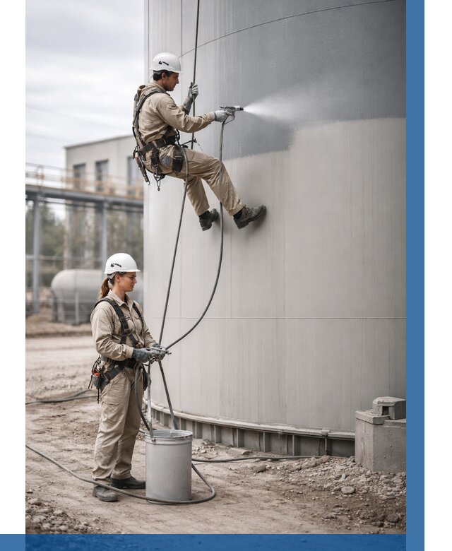 Покраска резервуаров в Королёве от 1248 р. | ВЫСОТНИК-Кор — заказать