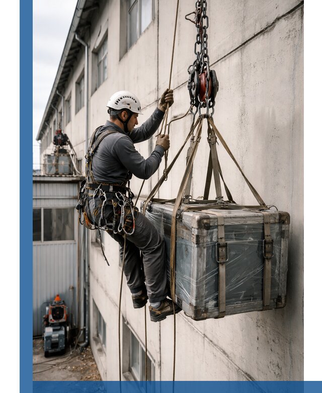 Подъем грузов на высоту в Королёве для промышленных объектов