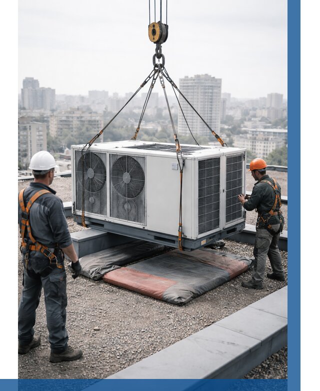 Подъем груза на крышу в Королёве от 5199 р. | ВЫСОТНИК-Кор заказать