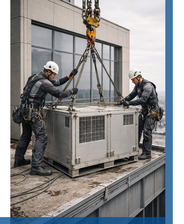 Такелажные работы на высоте в Королёве от 8318 р. | ВЫСОТНИК-Кор