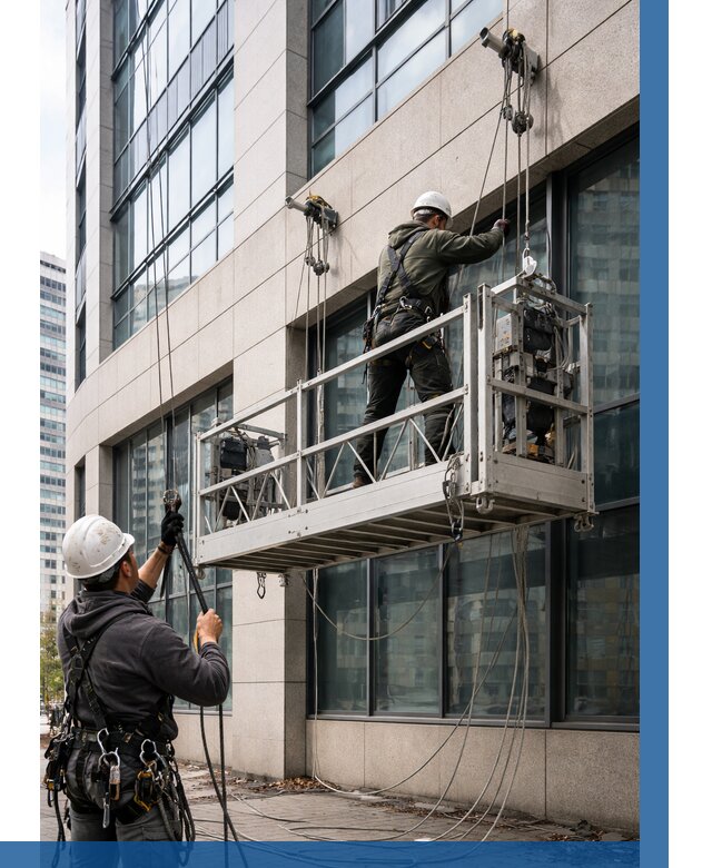 Монтаж и подъем фасадной люльки в Королёве от 12476 р. | ВЫСОТНИК-Кор