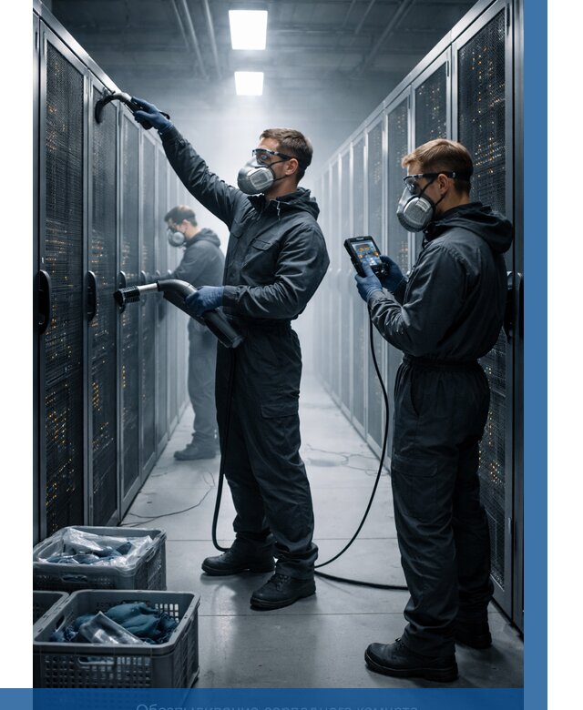 Обеспыливание серверной комнаты в Королёве от 4679 р. | ВЫСОТНИК-Кор